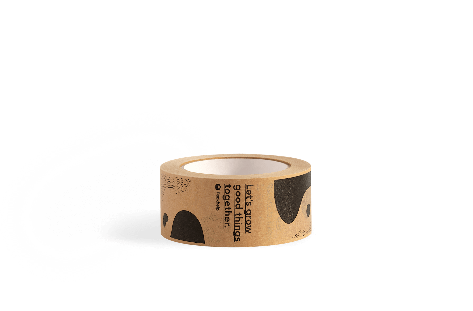48mm x 50M Zuzii Papier-Klebeband Eco Umweltfreundlich Dekoband Muster 1 Kraft-Packband 1 Rolle 