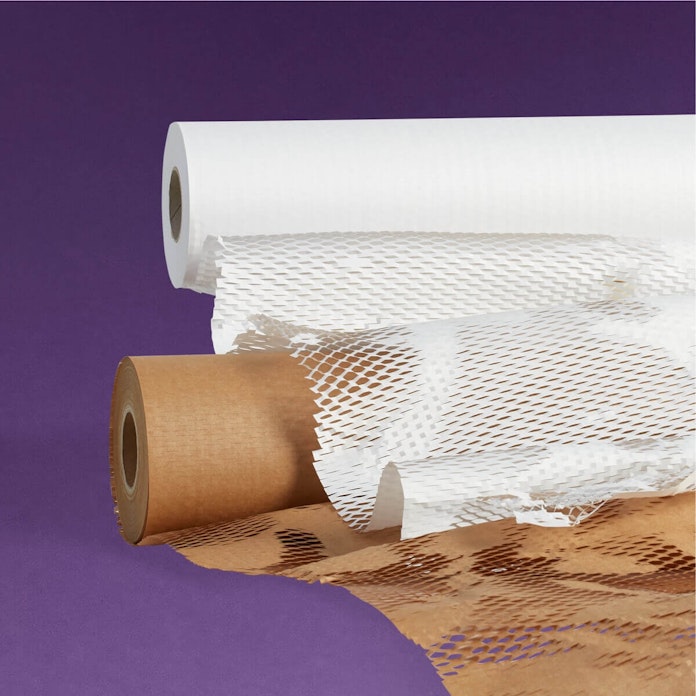 Papel de embalaje de nido de abeja, papel de embalaje ecológico de 15 x 230  pies para mudanza, papel de panal reciclable, suministros de mudanza