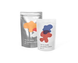 Doypack de plástico no reciclable