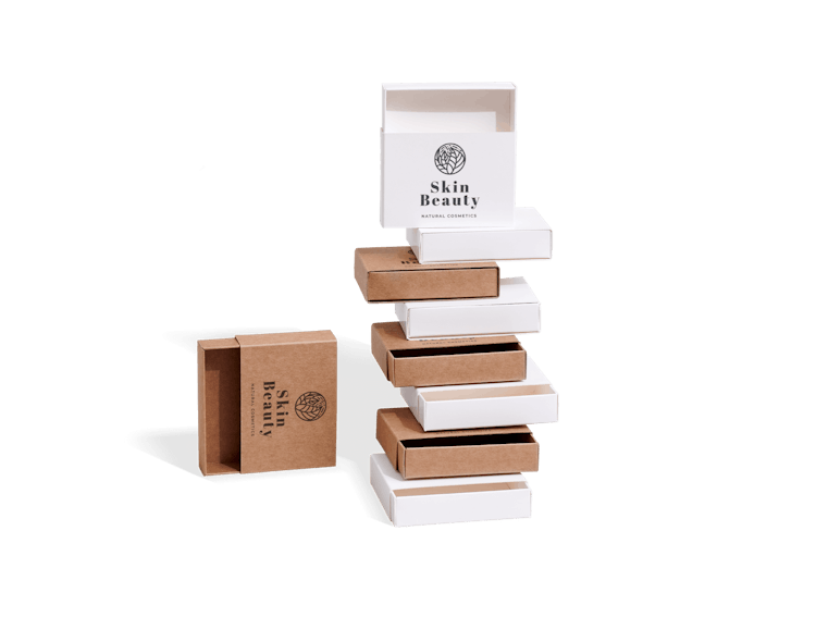 Cardboard Drawer Universal/Utility Box, Sleek Collection