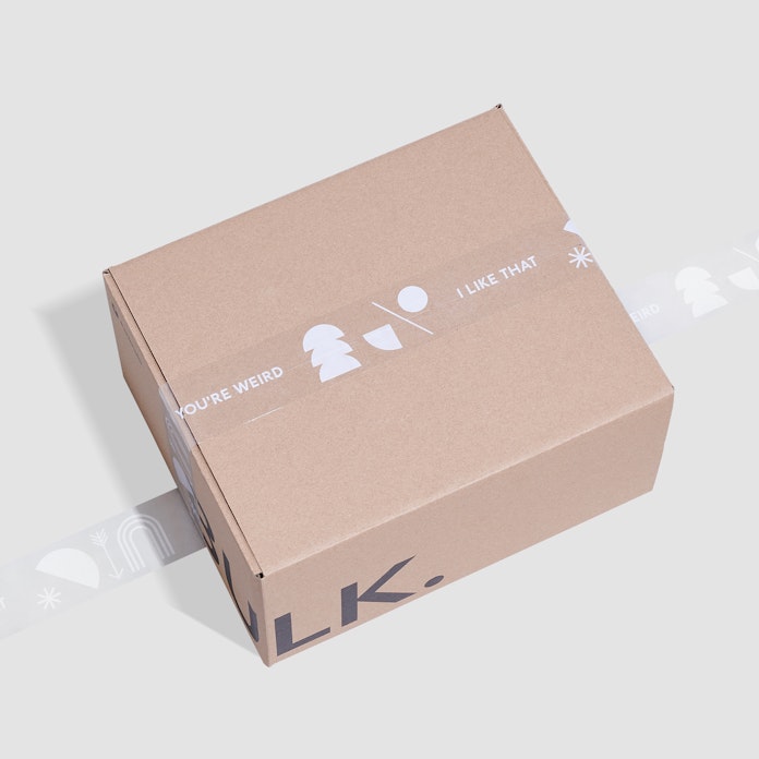 Packband, Bedrucktes schwarzes Pünktchenband auf mint,weißes Klebeband,Verpackung,Muster,Designer  Tape,Klebeband,Tape,Designer,Box Tape -  Schweiz